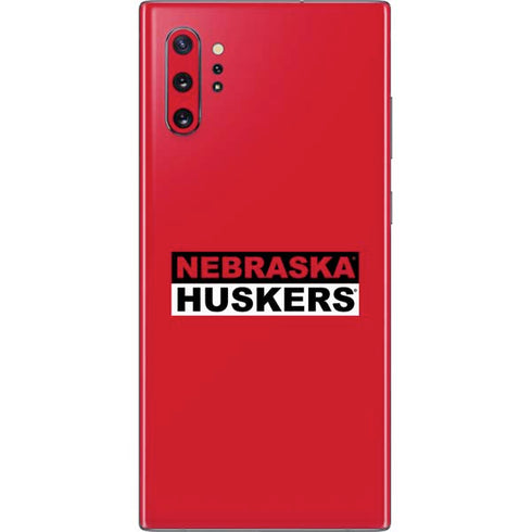 University of Nebraska Red Huskers Galaxy Note 10 Plus Skin