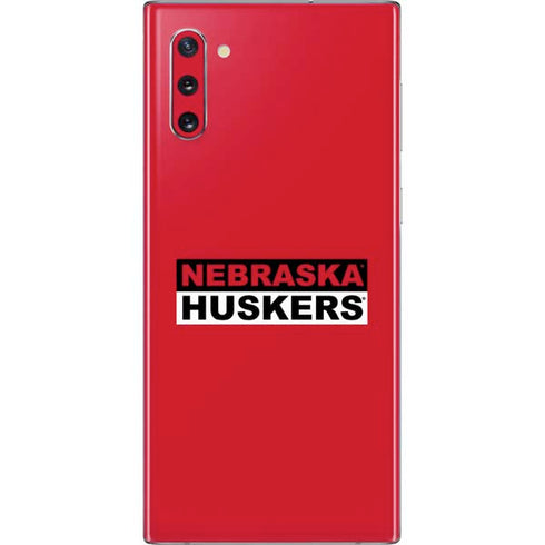 University of Nebraska Red Huskers Galaxy Note 10 Skin