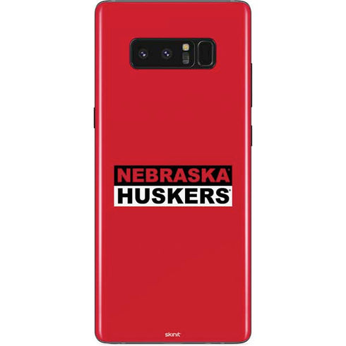 University of Nebraska Red Huskers Galaxy Note 8 Skin