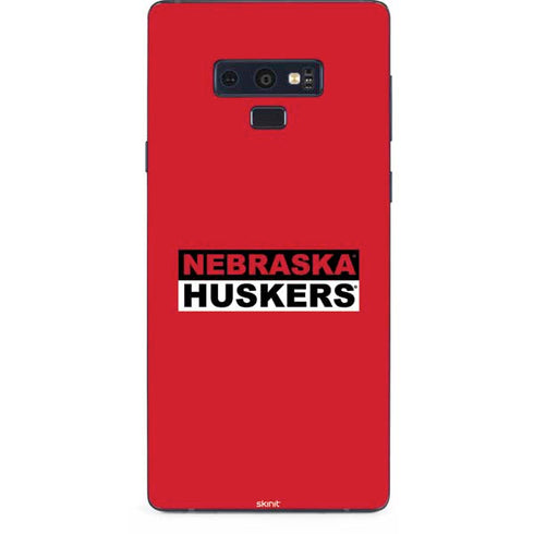 University of Nebraska Red Huskers Galaxy Note 9 Skin