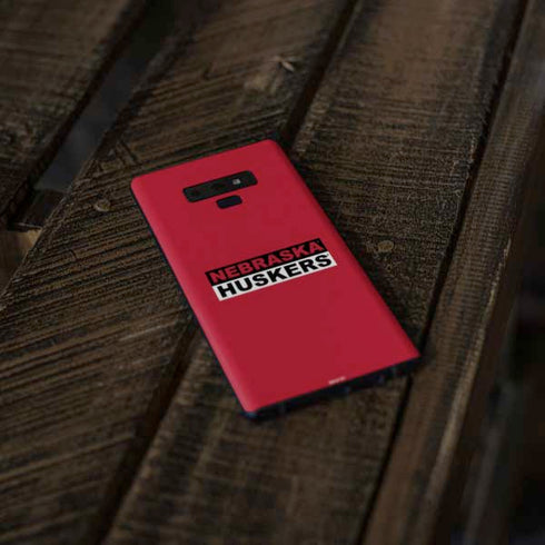 University of Nebraska Red Huskers Galaxy Note 9 Skin