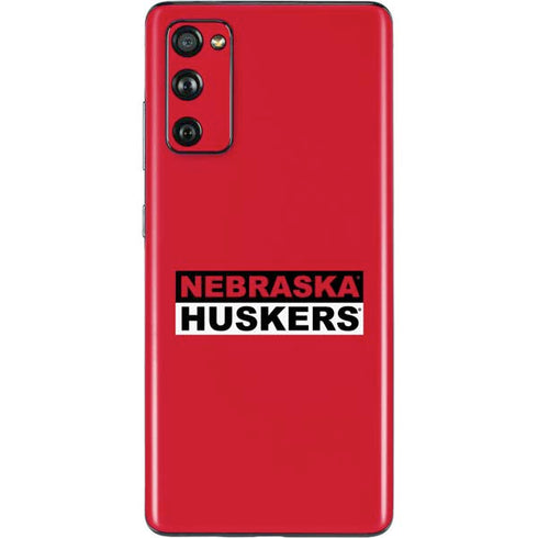 University of Nebraska Red Huskers Galaxy S20 Fan Edition Skin
