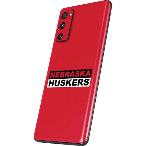 University of Nebraska Red Huskers Galaxy S20 Fan Edition Skin