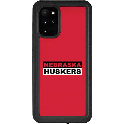 University of Nebraska Red Huskers Galaxy S20 Plus Waterproof Case