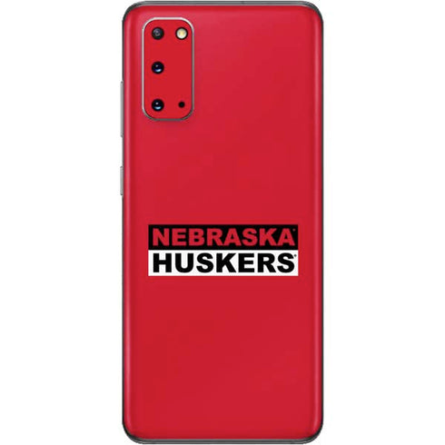 University of Nebraska Red Huskers Galaxy S20 Skin