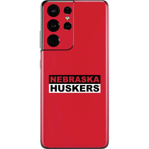 University of Nebraska Red Huskers Galaxy S21 Ultra 5G Skin