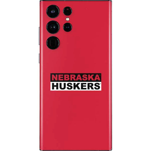 University of Nebraska Red Huskers Galaxy S22 Ultra Skin