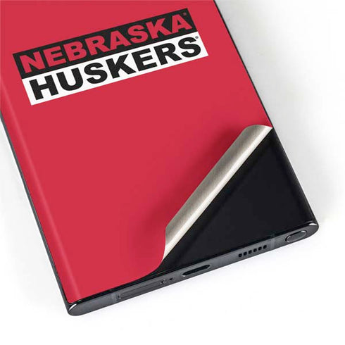 University of Nebraska Red Huskers Galaxy S22 Ultra Skin
