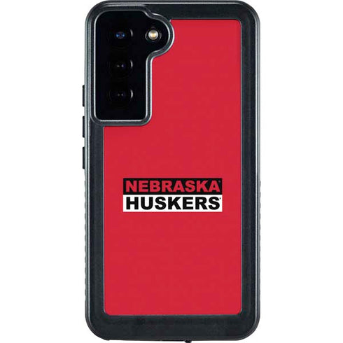 University of Nebraska Red Huskers Galaxy S23 Plus Waterproof Case