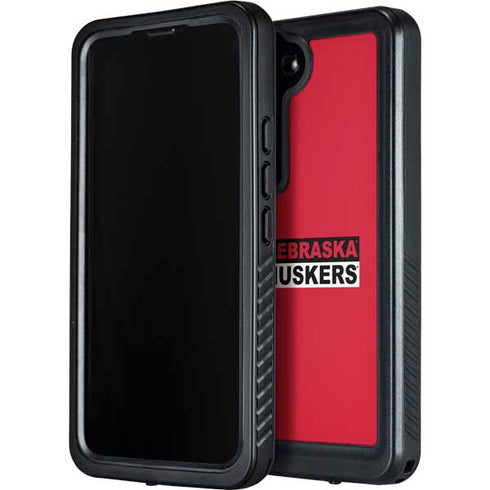 University of Nebraska Red Huskers Galaxy S23 Plus Waterproof Case