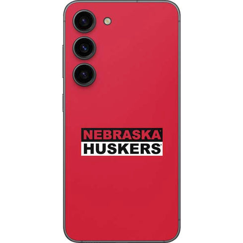 University of Nebraska Red Huskers Galaxy S23 Skin