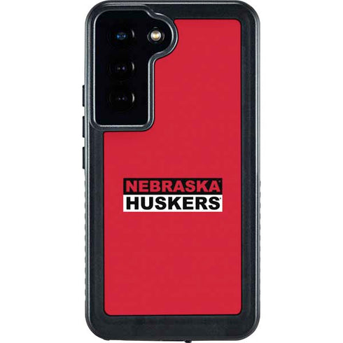 University of Nebraska Red Huskers Galaxy S23 Waterproof Case