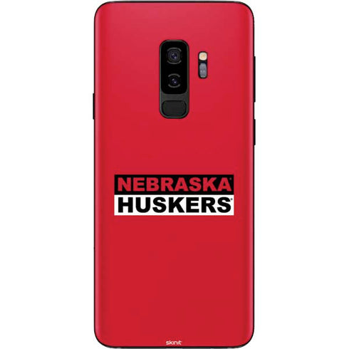 University of Nebraska Red Huskers Galaxy S9 Plus Skin