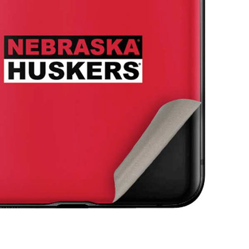 University of Nebraska Red Huskers Galaxy Z Flip Skin