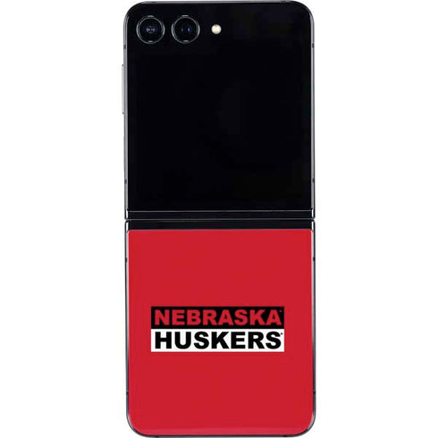 University of Nebraska Red Huskers Galaxy Z Flip5 5G Skin
