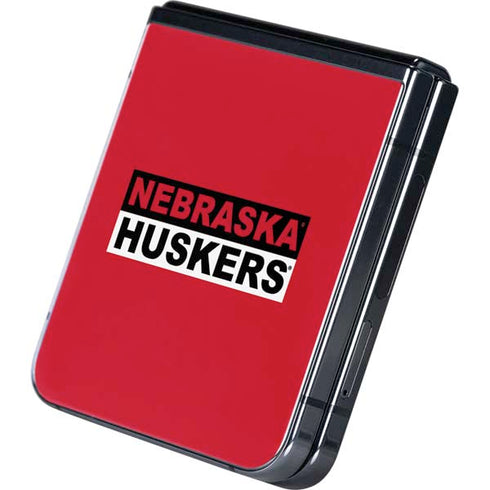 University of Nebraska Red Huskers Galaxy Z Flip5 5G Skin