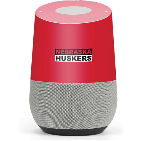 University of Nebraska Red Huskers Google Home Skin