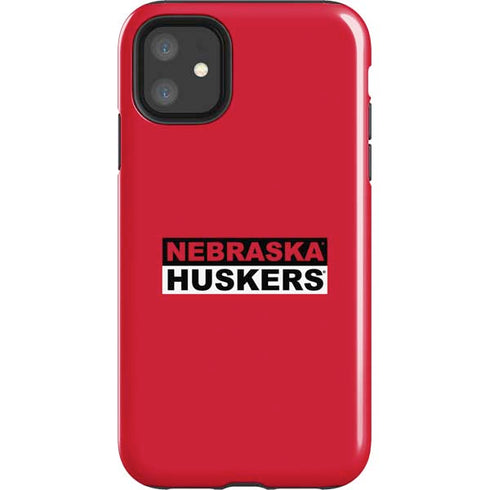 University of Nebraska Red Huskers iPhone 11 Impact Case