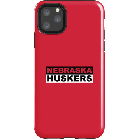 University of Nebraska Red Huskers iPhone 11 Pro Max Impact Case