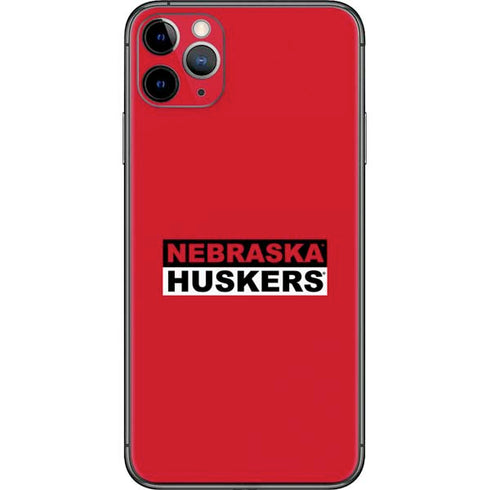 University of Nebraska Red Huskers iPhone 11 Pro Max Skin