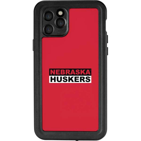 University of Nebraska Red Huskers iPhone 11 Pro Waterproof Case