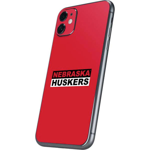 University of Nebraska Red Huskers iPhone 11 Skin