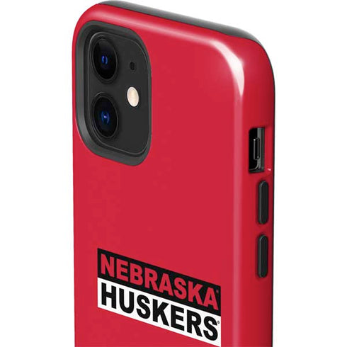 University of Nebraska Red Huskers iPhone 12 Impact Case