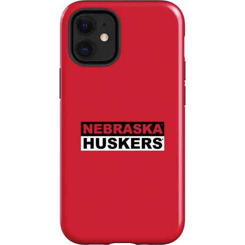 University of Nebraska Red Huskers iPhone 12 Mini Impact Case