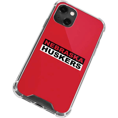University of Nebraska Red Huskers iPhone 13 Mini Clear Case