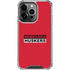 University of Nebraska Red Huskers iPhone 13 Pro Clear Case