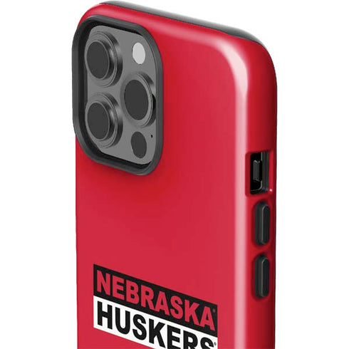 University of Nebraska Red Huskers iPhone 13 Pro Max Impact Case