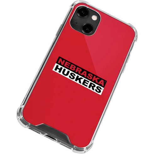 University of Nebraska Red Huskers iPhone 14 Clear Case