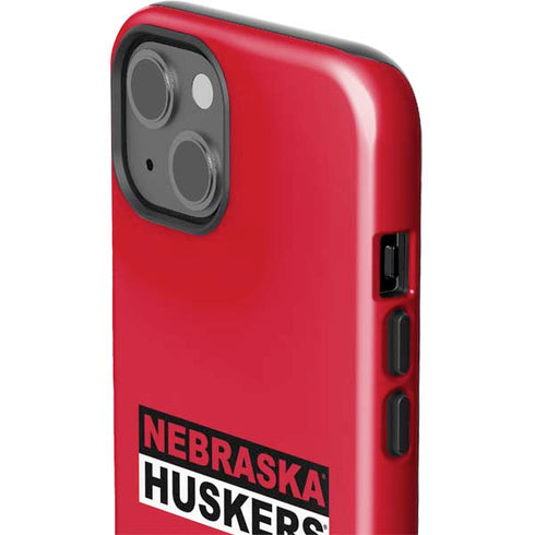 University of Nebraska Red Huskers iPhone 15 Plus Impact Case