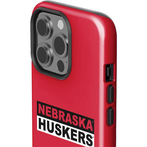 University of Nebraska Red Huskers iPhone 14 Pro Impact Case