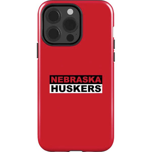 University of Nebraska Red Huskers iPhone 14 Pro Impact Case