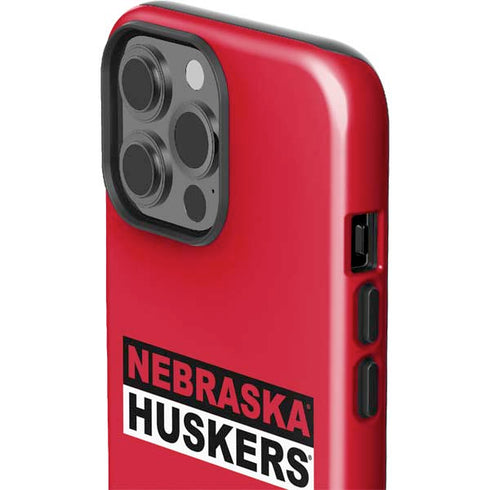 University of Nebraska Red Huskers iPhone 15 Pro Max Impact Case