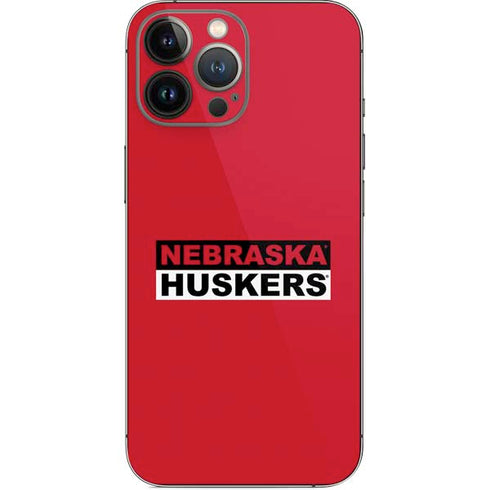 University of Nebraska Red Huskers iPhone 14 Pro Max Skin