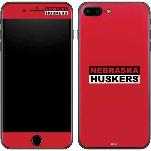 University of Nebraska Red Huskers iPhone 8 Plus Skin