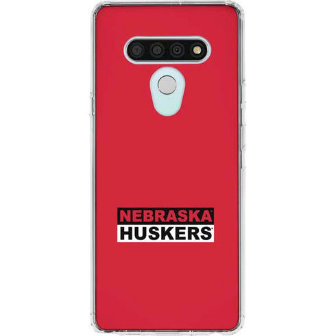 University of Nebraska Red Huskers LG Stylo 6 Clear Case
