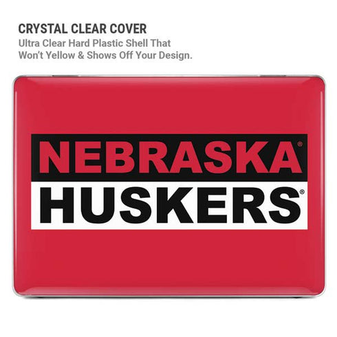 University of Nebraska Red Huskers MacBook Pro 16in (2021-25) Case plus Skin