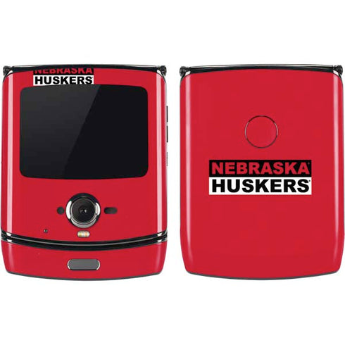University of Nebraska Red Huskers Motorola RAZR Skin