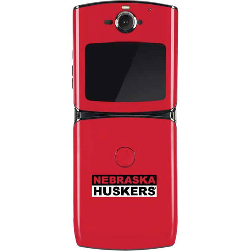 University of Nebraska Red Huskers Motorola RAZR Skin