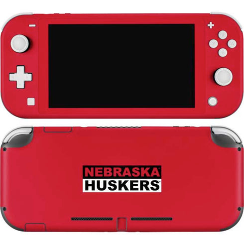 University of Nebraska Red Huskers Nintendo Switch Lite Skin