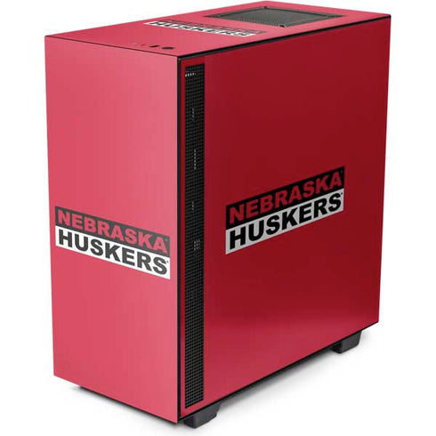 University of Nebraska Red Huskers NZXT H510 Compact ATX Mid-Tower Case Skin