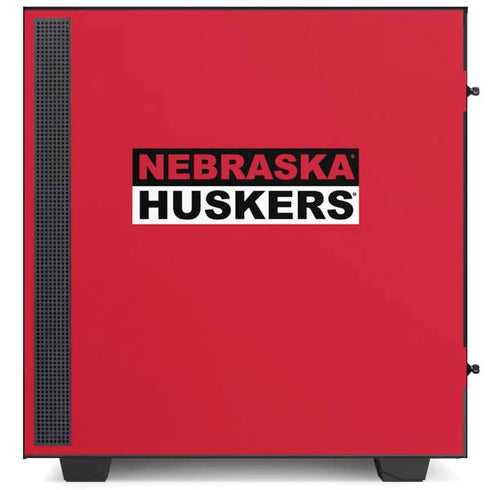 University of Nebraska Red Huskers NZXT H510 Compact ATX Mid-Tower Case Skin