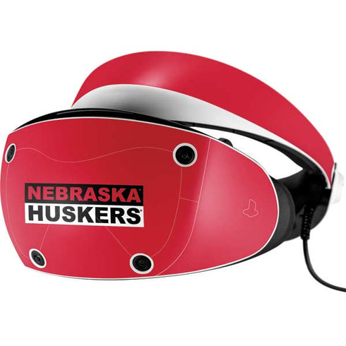 University of Nebraska Red Huskers PlayStation VR2 Skin