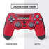 University of Nebraska Red Huskers PS4 Slim Bundle Skin