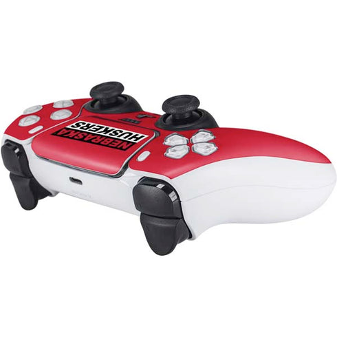 University of Nebraska Red Huskers PS5 Controller Skin