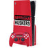 University of Nebraska Red Huskers PS5 Slim Disk Bundle Skin