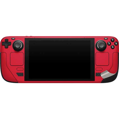 University of Nebraska Red Huskers Steam Deck Handheld Gaming Computer Skin